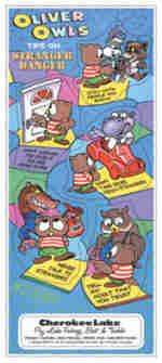 sample of dont talk to strangers educational sticker sheet stranger danger