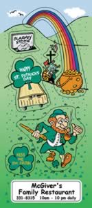 St. Patrick's Day (March 17) is the Roman Catholic feast day which celebrates St. Patrick (387-461), the patron saint of Ireland. It is celebrated worldwide by the Irish and those of Irish descent. A major parade takes place in Dublin and in most other Irish towns and villages. The three largest parades of recent years have been held in Dublin, New York, and Manchester, England.